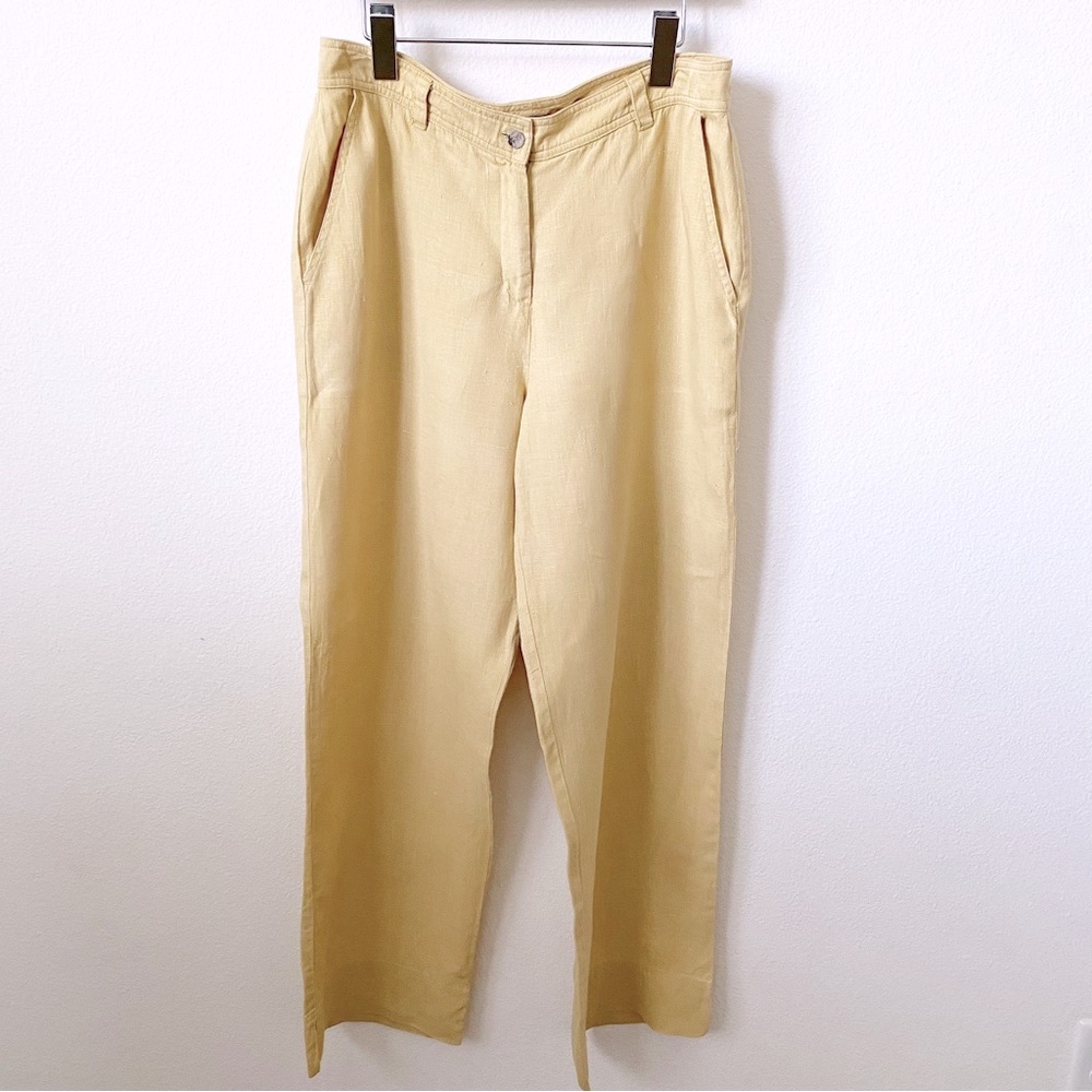 Chicos, Linen Wide Leg Pants